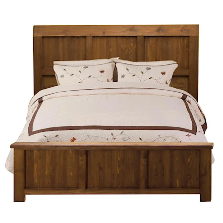 Queen Panel Bed with Framing Detail